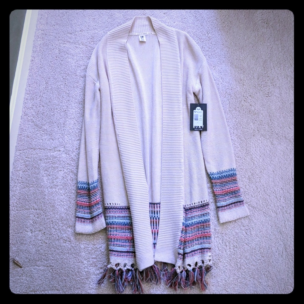 Roxy New Futures Duster Cardigan Sweater